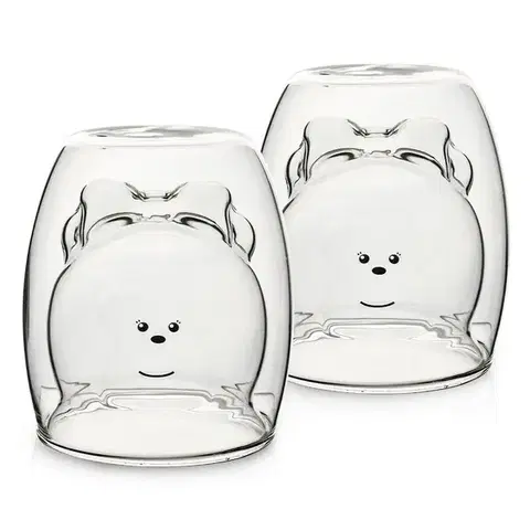 4Home Termo sklenice Hot&Cool Lady Bear 250 ml, 2 ks