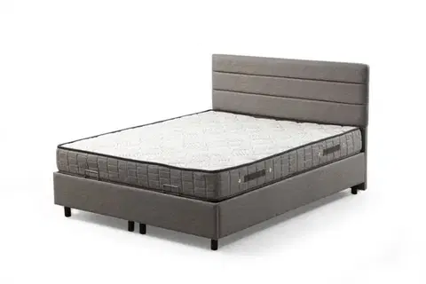Rám jednolůžkové postele s čelem Motya 120 x 200 - Light Grey