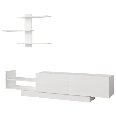 TV stěna / Sestava pod TV Egemen - White