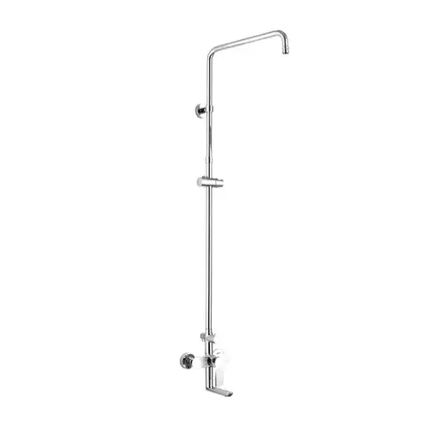 Mereo Nástěnná baterie Dita 150mm s otoč. ramínkem a tyčí pro ruční a talířovou sprchu, bez příslušenství CBE60101SD1