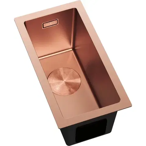 MEXEN Trixo ocelový dřez 1-bowl 230 x 440 mm, měď 6411221000-65