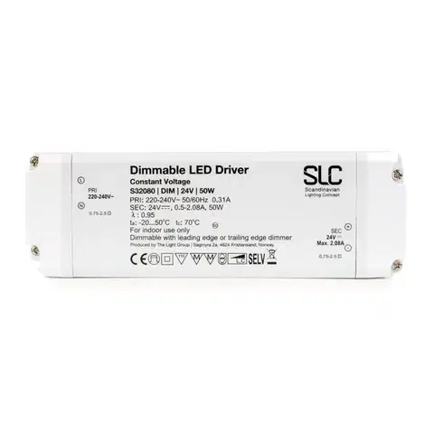 SLC Driver 24V 50W stmívatelný triak IP20