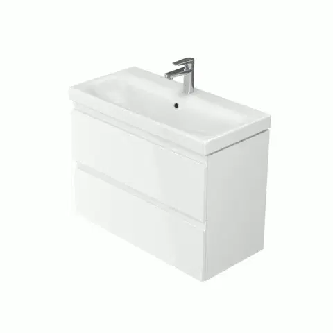 CERSANIT SET 979 MODUO SLIM 80 BÍLÁ DSM (SKŘÍŇKA + UMYVADLO) S801-225-DSM