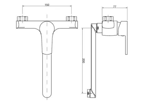 INVENA Umyvadlová/dřezová baterie VERSO BC-82-001-C