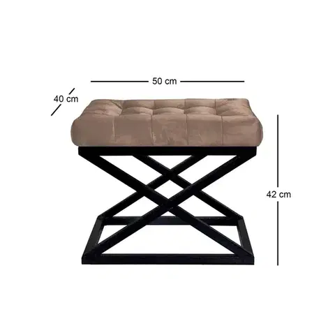 Stolička Capraz Brown