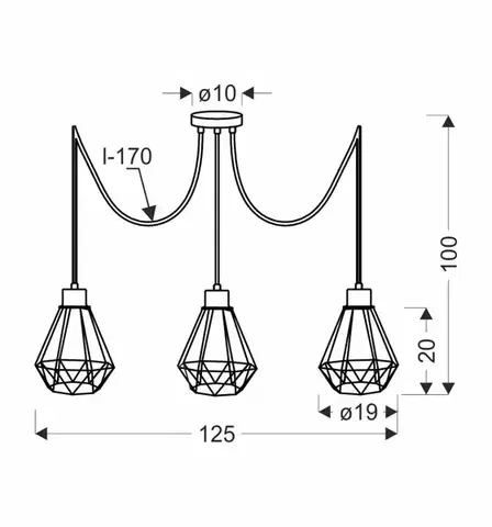 Závěsná lampa PRIMO Candellux