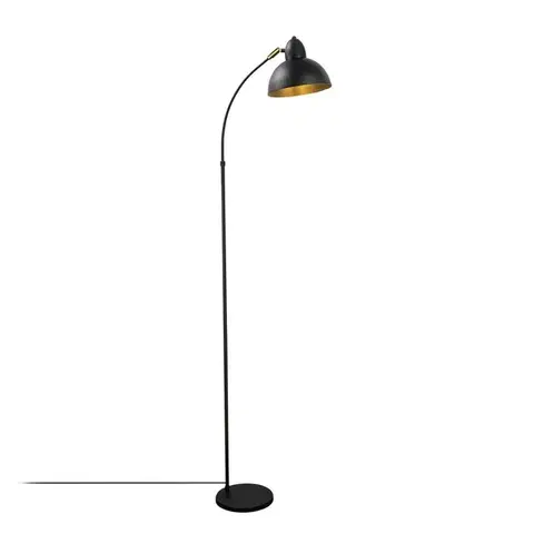 Stojací lampa Varzan - 10855, černá