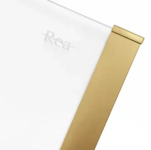 REA Sprchový kout SOLAR zlatý Brush 90x90 Bez sprchové vaničky REA-K9500