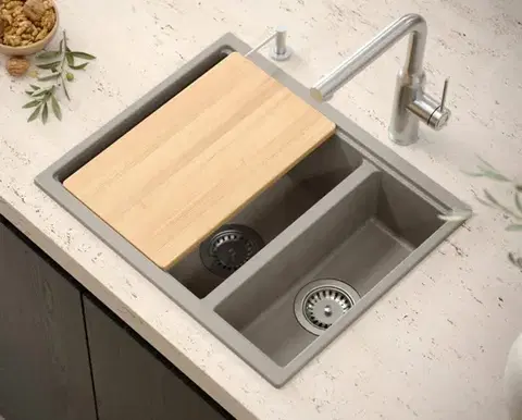 Quadron Granitový dřez Logan 150 Beige Měď HCQL5646U4-C1_U