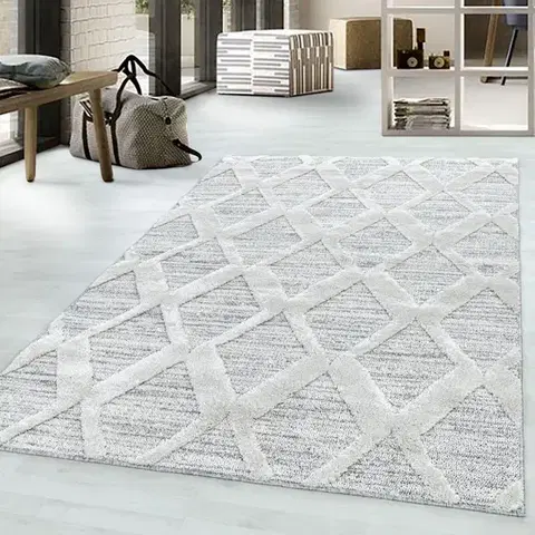 Ayyildiz, Kusový koberec Pisa 4703 Grey, 80x150, šedá, ložnice