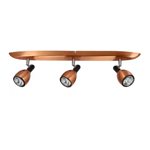 Nástěnná lampa 3X50W GU10 měděná CROSS