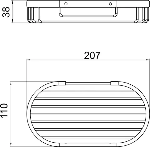 NOVASERVIS Držák houby Metalia Drátěný program chrom 6008,0