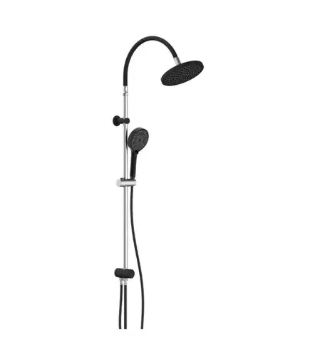 Eisl Sprchový set bez baterie MATAO, chrom/černá 60627 60627