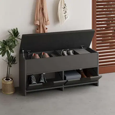 Botník Cove Shoe Bench - Anthracite