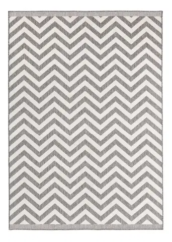 Hanse Home, Kusový koberec Twin Supreme 103432 Palma grey creme – na ven i na doma, 80x150, šedá, chodba / předsíň