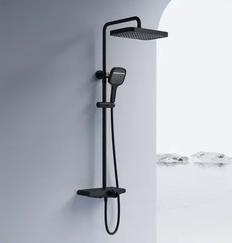 REA Sprchový set Bari Black REA-P0891