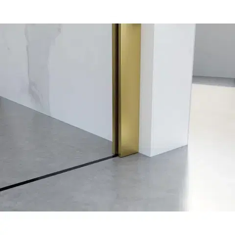 HOPA Walk-in sprchový kout LAGOS CLASSIC 195 Barva rámu Zlatá, Rozměr A 80 BCLAGO80BGCN