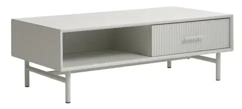 Estila Konferenční stolek Hvidea, greige, 120 cm