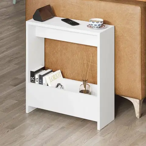 Odkládací stolek Simpi White