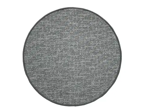 Vopi, Kusový koberec Alassio šedý kruh, 100x100 (průměr) kruh, šedá, chodba / předsíň
