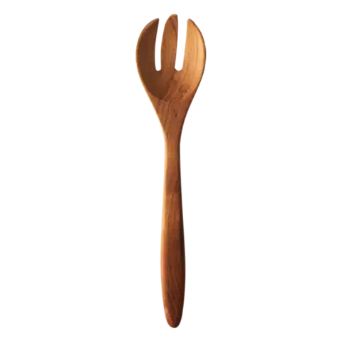 Salátová vidlička Teak 30,5 x 6,8 x 1,9 cm – GAYA Wooden - 593738