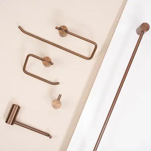 REA Koupelnový věšák 9703 Prism Brush Copper REA-98033