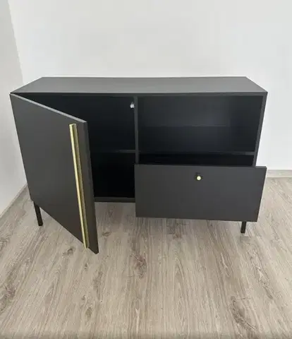 Artelta Komoda LANZZI 120 | černý mat / smontovaná