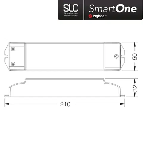 SLC SmartOne Driver 24V Mono 50W Zigbee /PushDim IP20