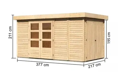 Dřevěný zahradní domek RETOLA 5 Lanitplast