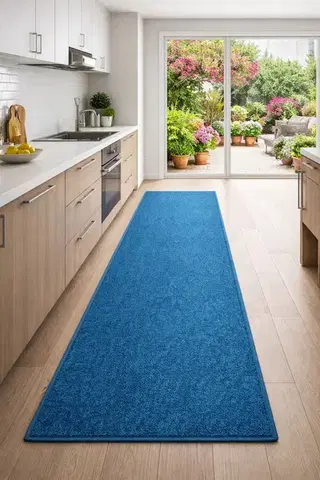Vopi, Běhoun na míru Eton Exklusive turkis, šíře 150 cm, modrá, chodba / předsíň