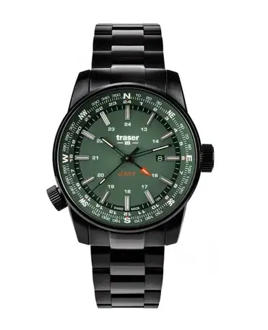 Traser P68 Pathfinder GMT Green Ocel