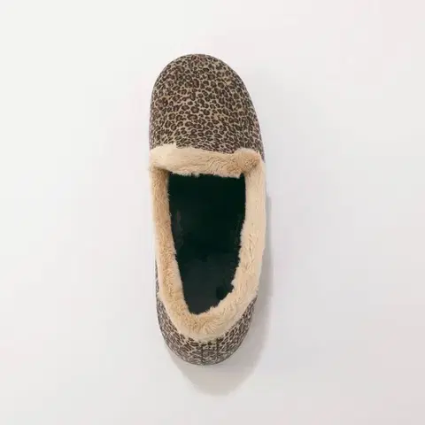 Bačkory s leopardím vzorem