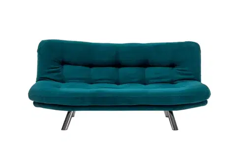 Trojmístná rozkládací pohovka Misa Small Sofabed - Petrol Green
