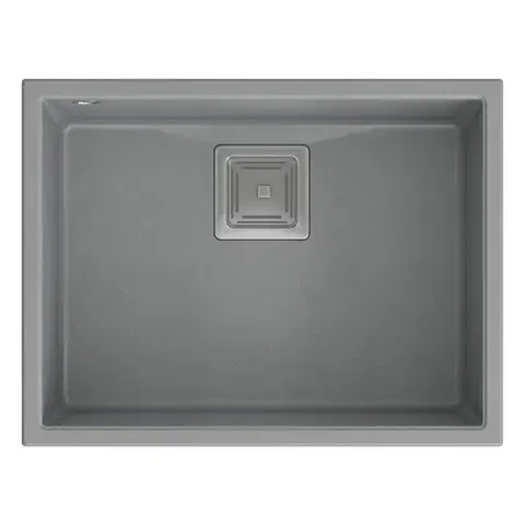 Quadron Granitový dřez DAVID 50 Grey  Metallic Zlaty HQD5542U5-G1