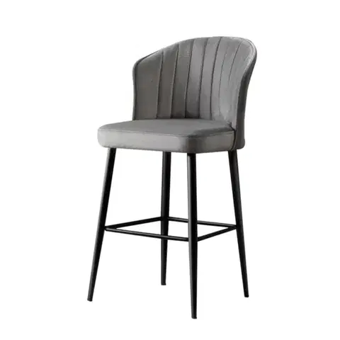 Bar Stool Set (4 Pieces) Rubi - Grey