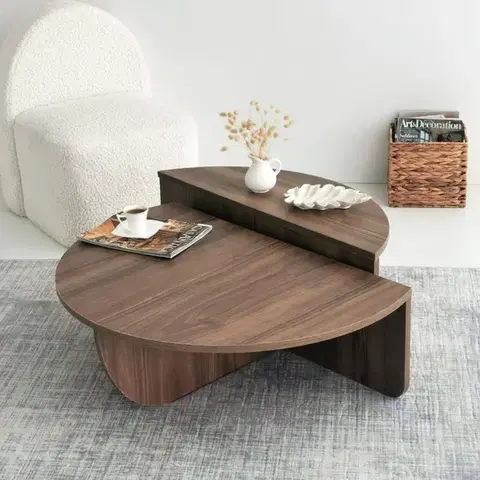 Konferenční stolek Podium - Walnut