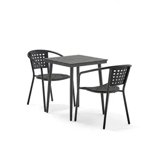 Venkovní nábytková sestava VISTA + CAPRI, 1 stůl + 2 židle