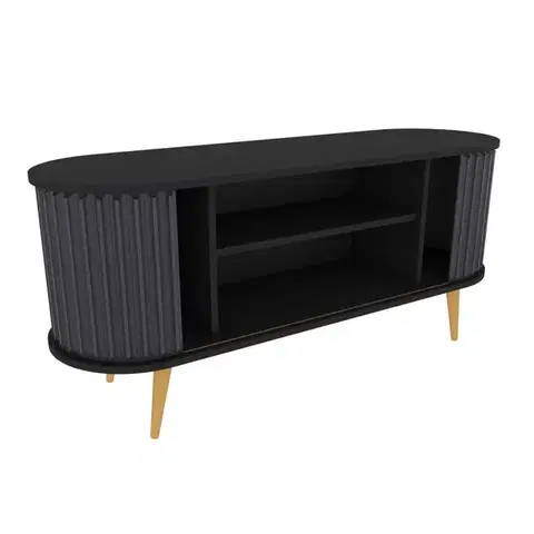 TV stolek Stor - Black, Anthracite