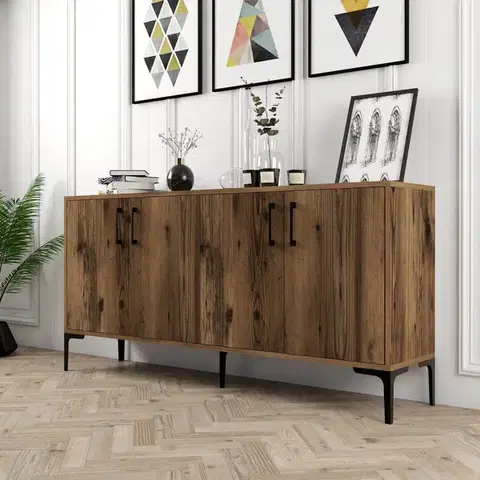 Konzolový stolek Kiev 160 - Walnut