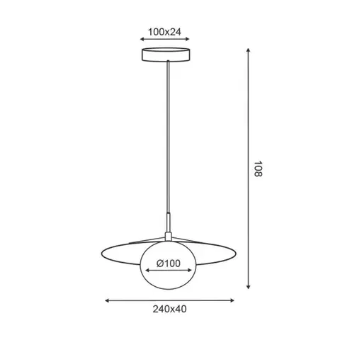 ACA Lighting závěsné svítidlo GLOBIE 1xG9 zlatý kov bílé PVC stínítko SUH12WH