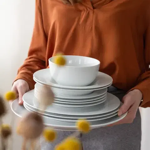 Hluboký talíř 22 cm set 4 ks - Basic - 490801