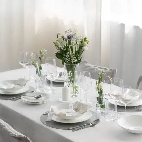 Startovací set nádobí 60 ks — Premium Platinum Line silver - W0183