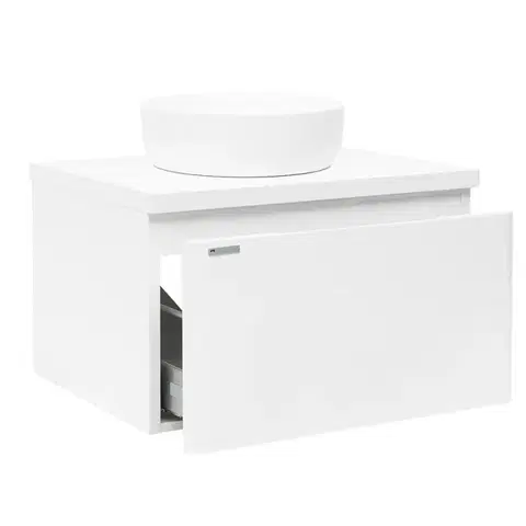 Koupelnová skříňka pod umyvadlo Naturel Ancona 80x46 cm bílá lesk ANCONA280BLD ANCONA280BLD