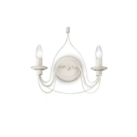 Ideal Lux CORTE AP2 BIANCO ANTICO SVÍTIDLO NÁSTĚNNÉ 028460