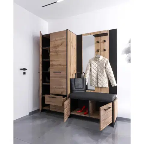 Šatní skříň AMONI 2D2S/45 Tempo Kondela