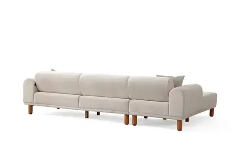 Rohová rozkládací pohovka Lyke Left - Cream