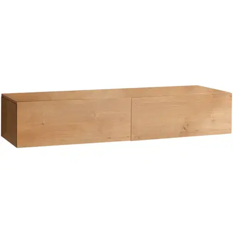 CERANO Koupelnová skříňka pod nástěnné umyvadlo/doplňková Noira dub medový 120x28x43  CER-8050BD7608