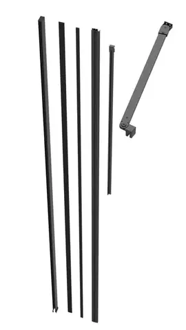 Set pro walk-in SAT Walk-In Xmotion černá SIKOWIXMPROFILSTC SIKOWIXMPROFILSTC