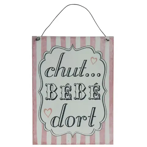 Kovová cedule Chut Bebe - 20*15 cm Clayre & Eef