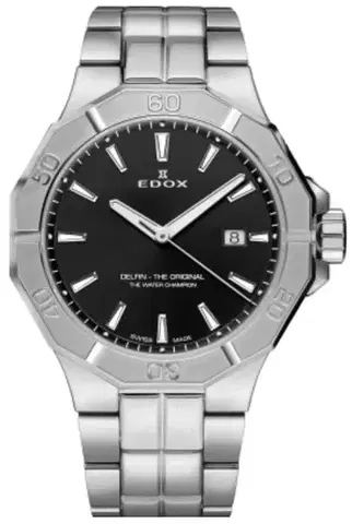 EDOX Delfin Quartz Date 53021-3M-NIN